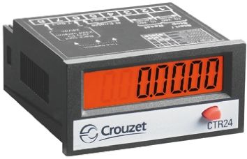 Crouzet Compteur CTR24 Impulsions 30 V C.c., 260 V C.a. LCD 8 Digits