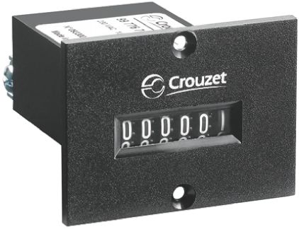 Crouzet CIM36 Zähler Mechanisch 6-stellig, Stunden, 110 Vdc, 999999