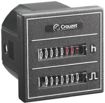 Crouzet计数器, CMM48系列, 机械显示, 30 V 直流电源, 计数模式 小时, 电压输入