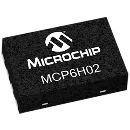 Microchip Amplificateur Opérationnel, Montage CMS, Alim. Simple, Double, TDFN 2 8 Broches