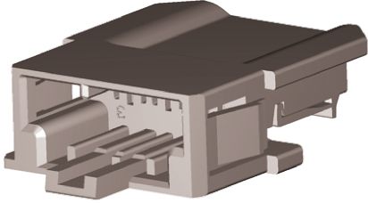 TE Connectivity AMP MCP 2.8 Automotive, Kfz-Steckverbinder,, Stecker, 3-polig, Grau / 1-reihig, Ø2.8mm