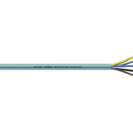 Lapp Cable De Control ÖLFLEX CLASSIC 100 De 4 Núcleos, 0,75 Mm², Ø Ext. 6.2mm, Long. 50m, 300/500 V, 12 A, Funda De PVC
