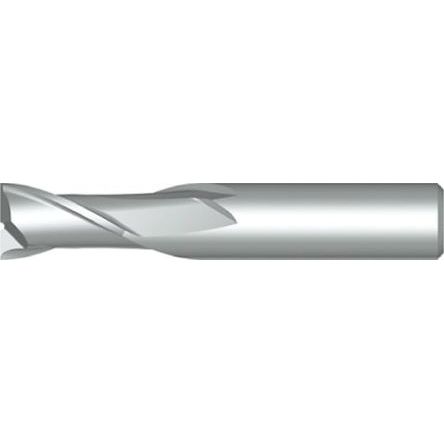 Dormer 键槽铣刀, 微粒碳制, 直柄, 14mm刀头直径, 2刃, 83 mm总长
