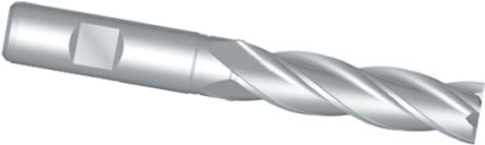 Dormer Weldon立铣刀, 钴高速钢制, 5mm刀直径, 24mm刀长, 6 mm柄直径, 68 mm总长