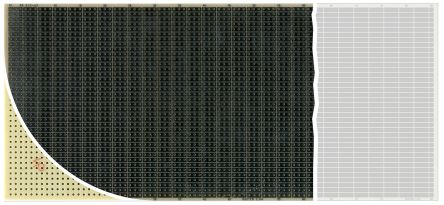 Roth Elektronik Lochrasterplatine 1, Raster 2.54 X 2.54mm, PCB-Bohrung 1mm 38 X 83, 220 X 100 X 1.5mm 1.5mm CEM3