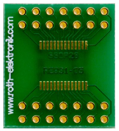 Roth Elektronik Placa Complementaria RE931-05, Dos Lados FR4 23.5 X 20.95 X 1.5mm