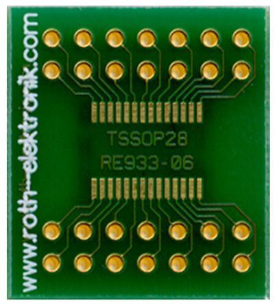 Roth Elektronik Multi-Adapter-Platine FR4 Epoxid Glasfaser-Laminat 35μm 2-seitig 23.5 X 20.95 X 1.5mm TSSOP