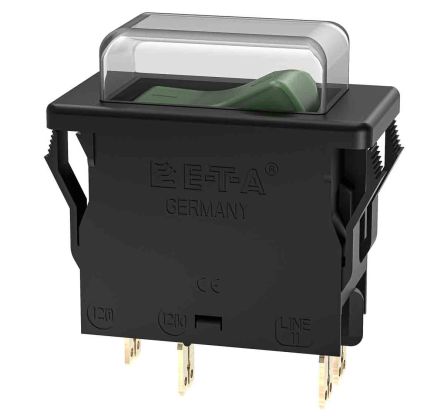 ETA 3120-F Thermischer Überlastschalter / Thermischer Geräteschutzschalter, 2-polig, 12A, 240V, Thermisch