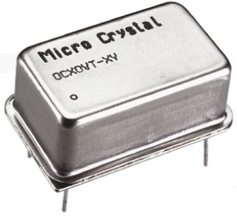 Micro Crystal OCXO Oszillator, 10MHz, ±0.2ppm, 15pF, PDIP, HCMOS, 0°C→+60°C, 20.14 X 12.52 X 7.8mm
