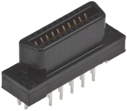 Hirose Conector Hembra Para PCB Serie FX2, De 60 Vías En 2 Filas, Paso 1.27mm, 125 V, 500mA,, Montaje Orificio