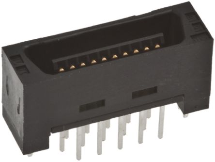Hirose FX2 Series Straight Through Hole PCB Header, 52 Contact(s), 1.27mm Pitch, 2 Row(s), Shrouded