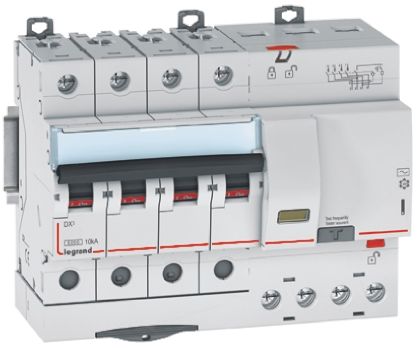 Legrand Interruptor Diferencial, 25A Tipo AC, 3P+N Polos, 300mA DX