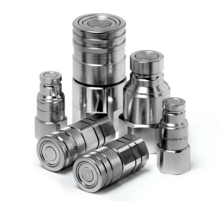 RS PRO Hydraulik-Schnellkupplung Für ISO-DIS 16028, Stecker, Schraubverriegelung Stahl, 3/8Zoll