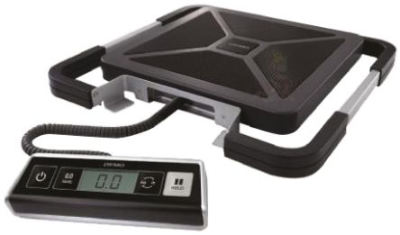 Dymo Weighing Scale, 100kg Weight Capacity Type G - British 3-pin, With RS Calibration