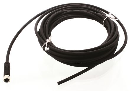 Binder Cable De Conexión, Con. A M8 Hembra, 4 Polos, Long. 5m, 30 V, 4 A