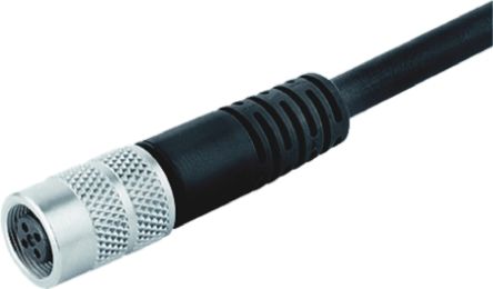 Binder Female 5 Way M9 To Unterminated Sensor Actuator Cable, 2m