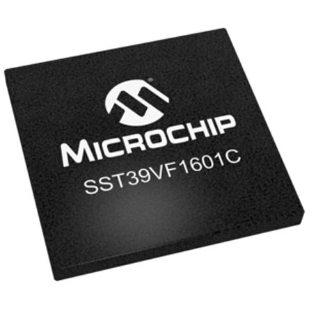 Microchip SST39 Flash-Speicher 16MBit, 1 MB X 16 Bit, Parallel, 70ns, TFBGA, 48-Pin, 2,7 V Bis 3,6 V
