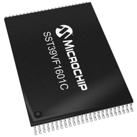 Microchip SST39 Flash-Speicher 16MBit, 1 MB X 16 Bit, Parallel, 70ns, TSOP, 48-Pin, 2,7 V Bis 3,6 V