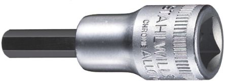 STAHLWILLE 3/8 In Drive Bit Socket, Hex Bit, 8mm, 52 Mm Overall Length