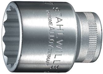 STAHLWILLE Vaso Bi-Hexágono 03010024 De 24mm Con Cuadrado De 12,7 Mm