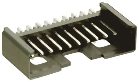 Lumberg Minimodul Series Right Angle Through Hole PCB Header, 5 Contact(s), 2.5mm Pitch, 1 Row(s), Shrouded