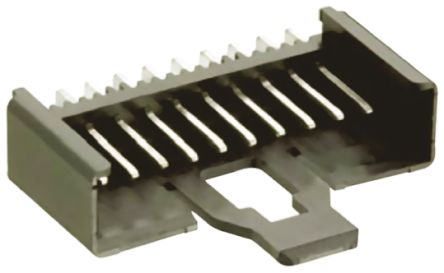 Lumberg Minimodul Series Right Angle Through Hole PCB Header, 8 Contact(s), 2.5mm Pitch, 1 Row(s), Shrouded