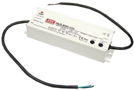 MEAN WELL Driver LED, 81.6W, IN 127 → 431 V Dc, 90 → 305 V Ac, OUT 24V, 3.4A
