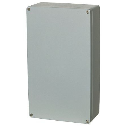 Fibox Contenitore In Alluminio 401 X 230 X 180mm, Col. Grigio, IP68