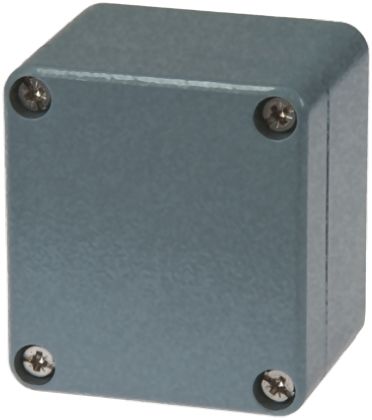 Fibox Euronord Aluminium Gehäuse Grau Außenmaß 66 X 60 X 46mm IP66, IP67, IP68
