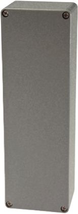 Fibox Caja De Aluminio Sin Pintar, 252 X 81 X 56.5mm, IP67
