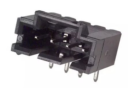 TE Connectivity AMPMODU MTE Leiterplatten-Stiftleiste Gewinkelt, 4-polig / 1-reihig, Raster 2.54mm, Kabel-Platine,