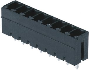 Weidmuller 3.81mm Pitch 2 Way Pluggable Terminal Block, Header, Through Hole, Solder Termination