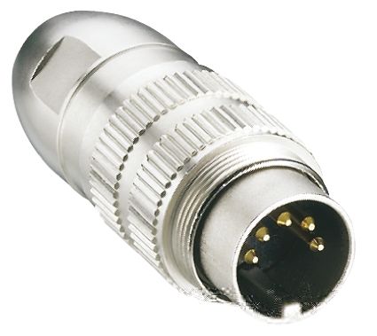 Lumberg Connecteur DIN, 8 Contacts, Mâle, Montage Sur Câble, A Souder