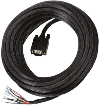 RS PRO Câble VGA 50m VGA / Mâle, Sans Connecteur Noir