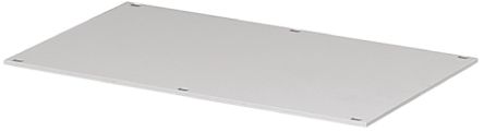 Bopla Aluminium Rack-Frontplatte 3U X 63TE, 128 X 320mm, Natur