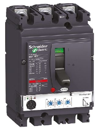 Schneider Electric LV, Leistungsschalter MCCB 3-polig, 100A / Abschaltvermögen 10 KA 690V, Fest, L. 161mm