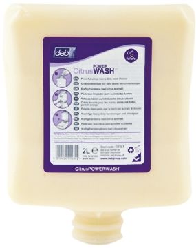 SCJ Professional Citrus Power Wash Handseife Zitrus-Duft, Kartusche, Beige, 2 L