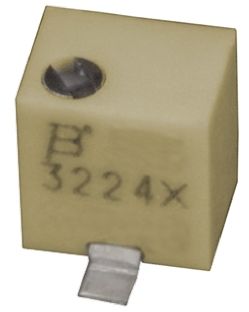 伯恩斯 微调电位器, 3224系列, 表面贴装, 顶部调整, 100kΩ, 12转