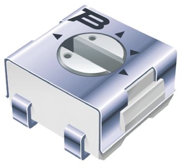 Bourns 3314 1-Gang SMD Trimmer-Potentiometer, Einstellung Von Oben, 470Ω, ±20%, 0.25W, J-Schraubkloben, L. 4.5mm