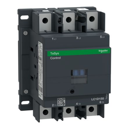 Schneider Electric TeSys D LC1D Leistungsschütz / 230 V Dc Spule, 3 -polig 3 Schließer, 1 KV Ac, 690 V Dc / 150 A