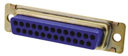 TE Connectivity Amplimite 109 Sub-D Steckverbinder Stecker, 25-polig, Kabelmontage Crimp
