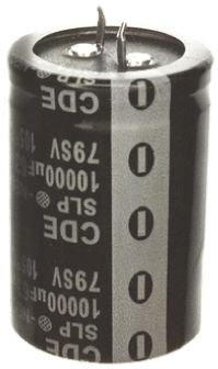 Cornell-Dubilier SLP Snap-In Aluminium-Elektrolyt Kondensator 1800μF ±20% / 200V Dc, Ø 35mm X 40mm, Bis 105°C