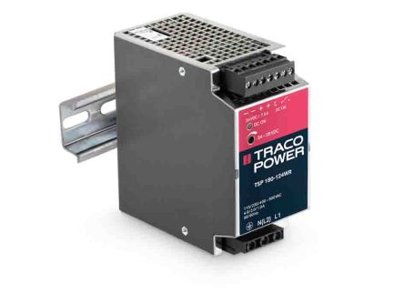 TRACOPOWER TSP -Phasen Switch-Mode DIN-Schienen Netzteil 180W, 187 → 550V Ac, 24V Dc / 7.5A