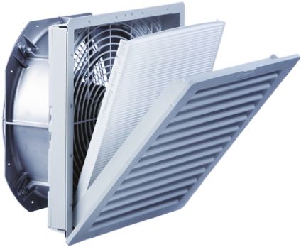 Pfannenberg PF 67.000 SL Series Filter Fan, 230 V Ac, AC Operation, 705m³/h Filtered, 2125m³/h Unimpeded, IP55, 320 X
