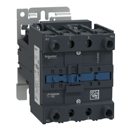 Schneider Electric TeSys D LP1D Leistungsschütz / 24 Vdc Spule, 4 -polig 2 Schließer + 2 Öffner, 690 Vac/dc / 80 A