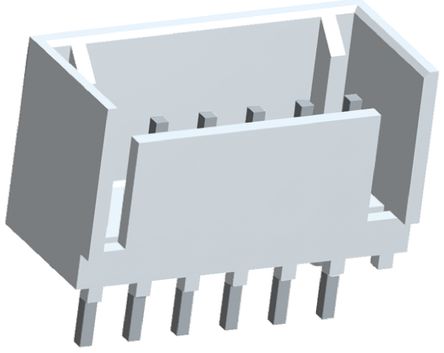 TE Connectivity MTA-100 Leiterplatten-Stiftleiste Gerade, 8-polig / 1-reihig, Raster 2.54mm, Kabel-Platine,