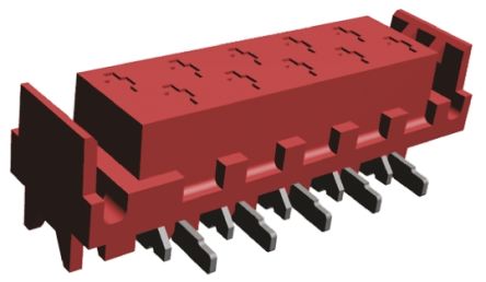 TE Connectivity Micro-MaTch Leiterplattenbuchse Gerade 10-polig / 2-reihig, Raster 2.54mm