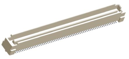 TE Connectivity Free Height Leiterplatten-Stiftleiste Gerade, 140-polig / 2-reihig, Raster 0.8mm, Platine-Platine,