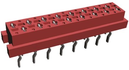 TE Connectivity Micro-MaTch Leiterplattenbuchse Gerade 16-polig / 2-reihig, Raster 2.54mm