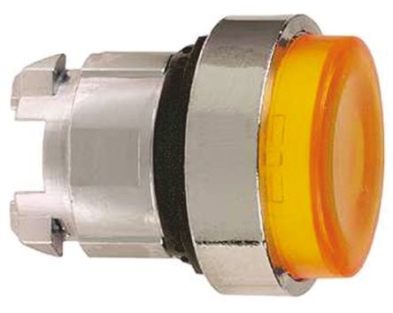 Schneider Electric Cabezal De Pulsador Serie Harmony XB4, Ø 22mm, De Color Orange, Retorno Por Resorte, Índices De
